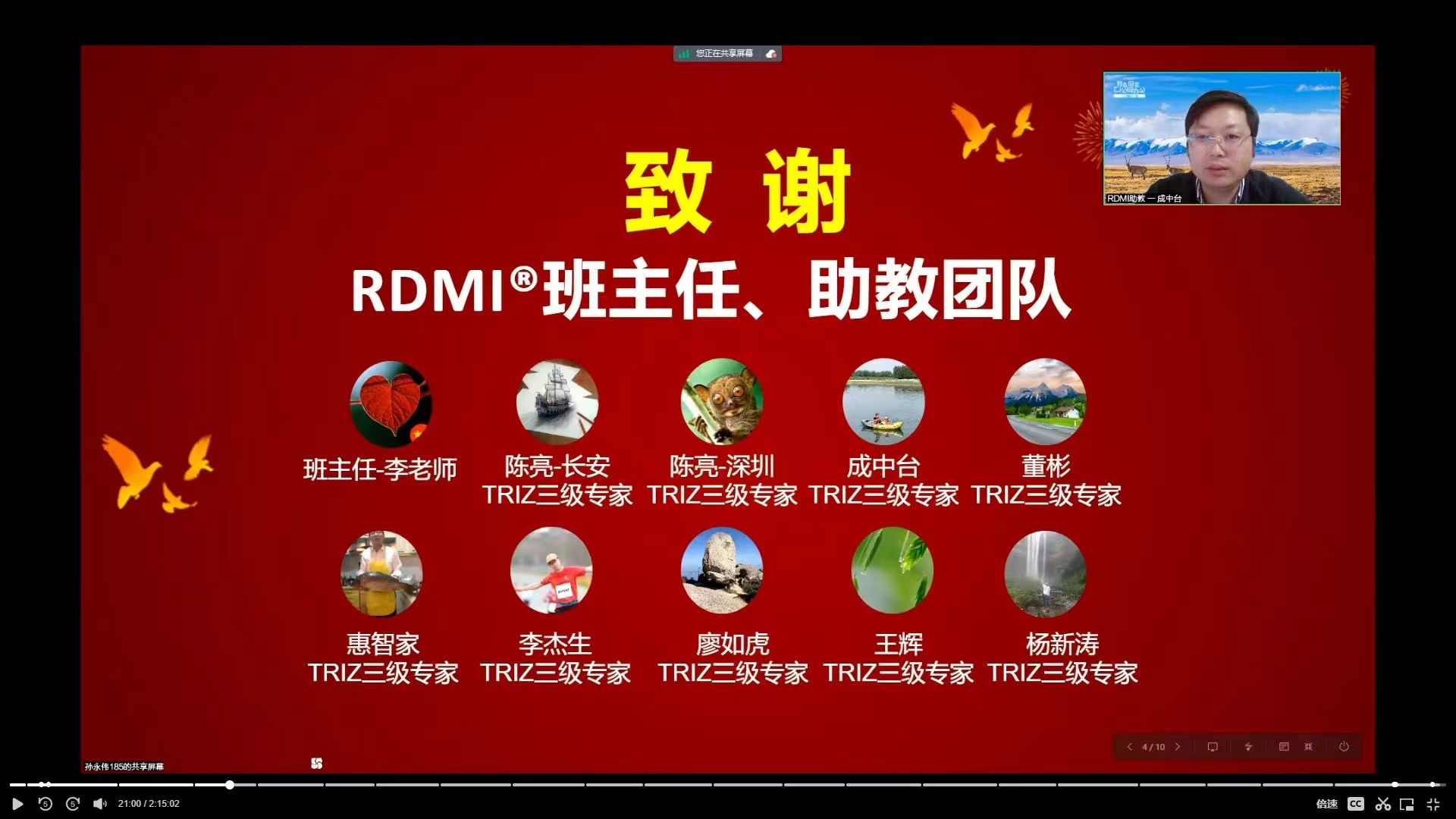 RDMI®TRIZ二级认证培训开始